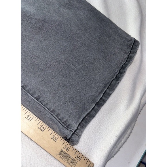 Women's Gray Flared Jeans - Picture 5 of 6